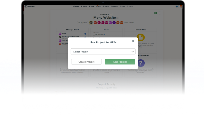 Link Projects to Moon HRM & Moon Invoice