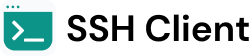 SSH Client logo - secure shell app