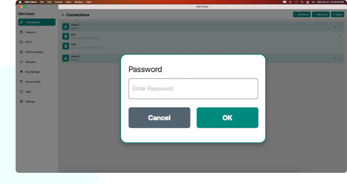 Built-in Passcode Features