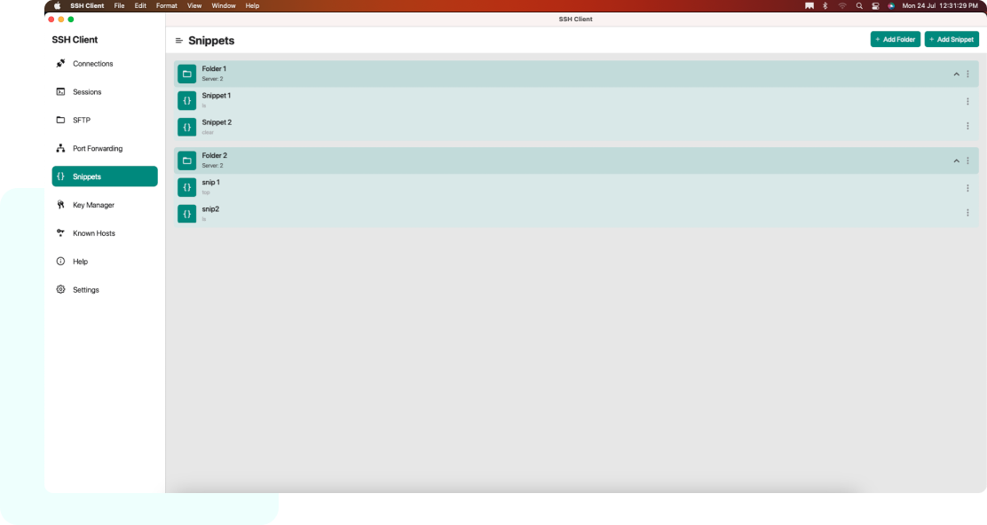 Versatile Quick-Access Snippets 
